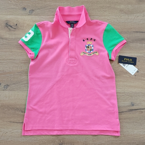 NWT Polo Ralph Lauren Girls Polo Shirt - XL (16) - Picture 1 of 6